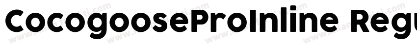 CocogooseProInline Regular字体转换